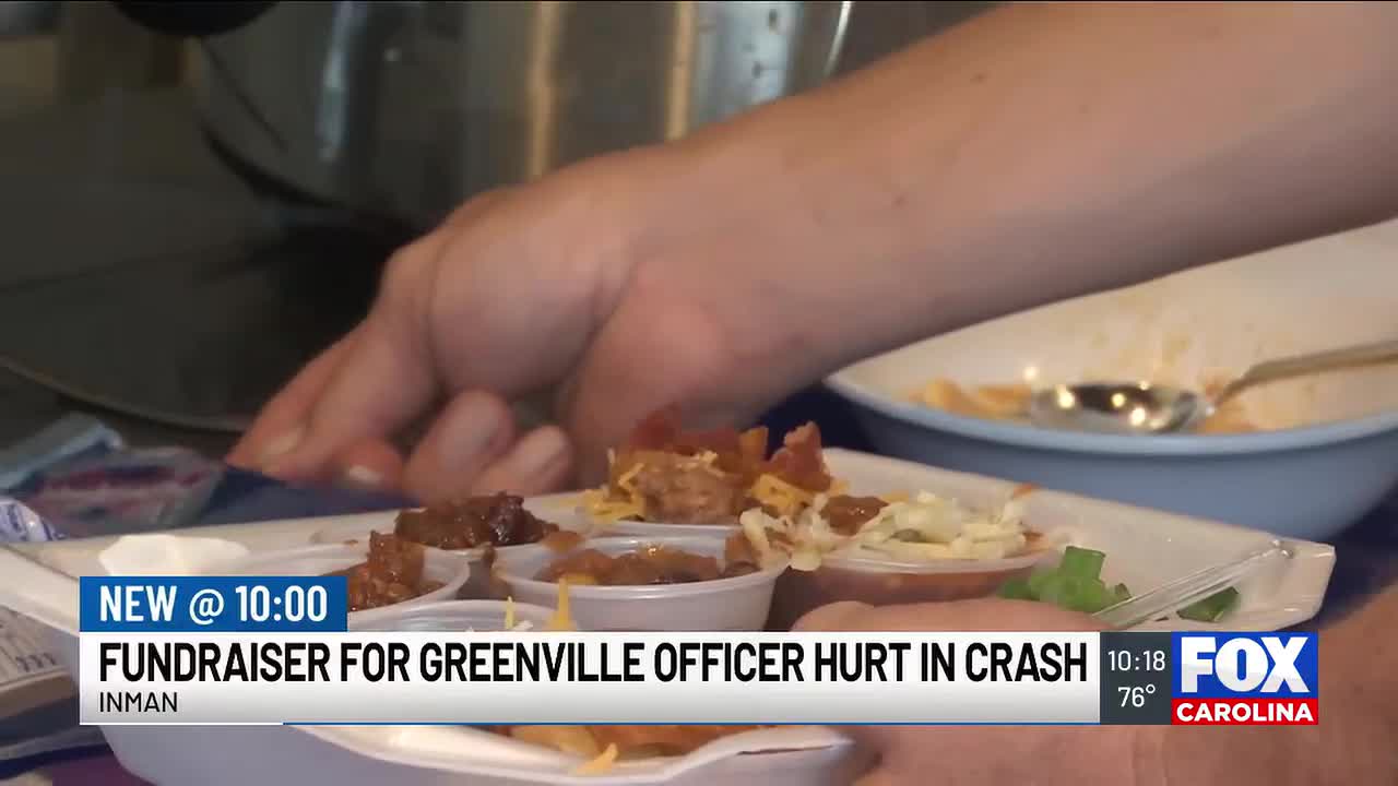 Cook-off fundraiser held to support wife of Greenville officer killed in crash