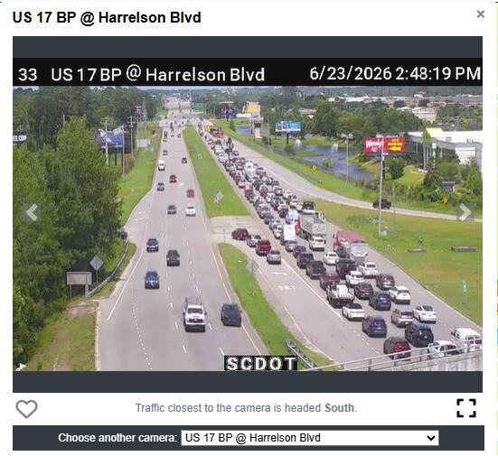 Lanes blocked after multi-vehicle crash in Myrtle Beach