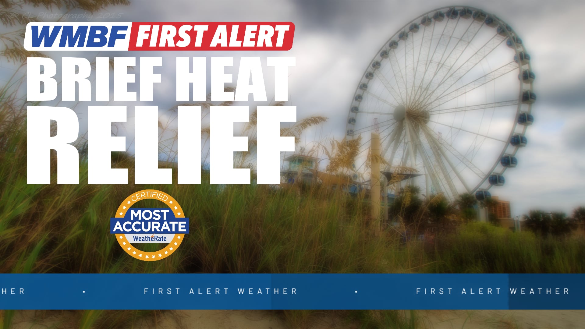 FIRST ALERT: Brief break from the heat arrives