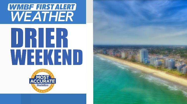 FIRST ALERT: Drier Sunday, Rain Chances return on Monday