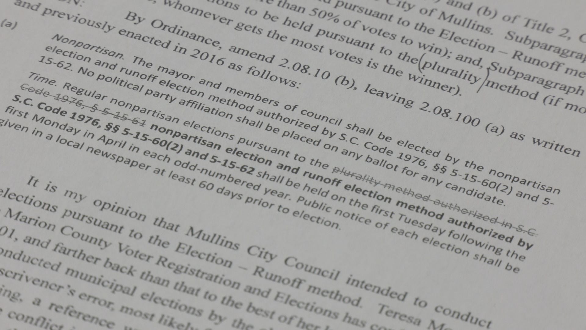Marion County group launches petition to restore Mullins elections to November