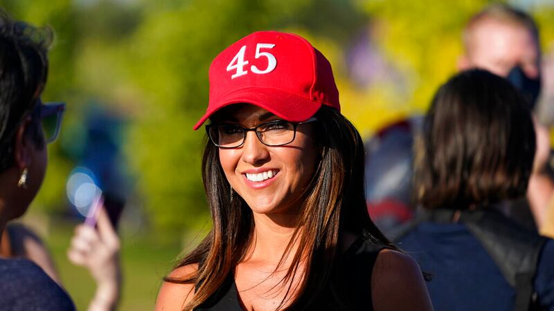 lauren boebert red dress Trump Brandon Poster Picture Glossy Banner Print Photo Conversationprints THE DIMENSIONS MAY NOT BE EXACTLY AS REPRESENTED IN THE IMAGE PICTURED. Lauren Boebert ditches the MAGA