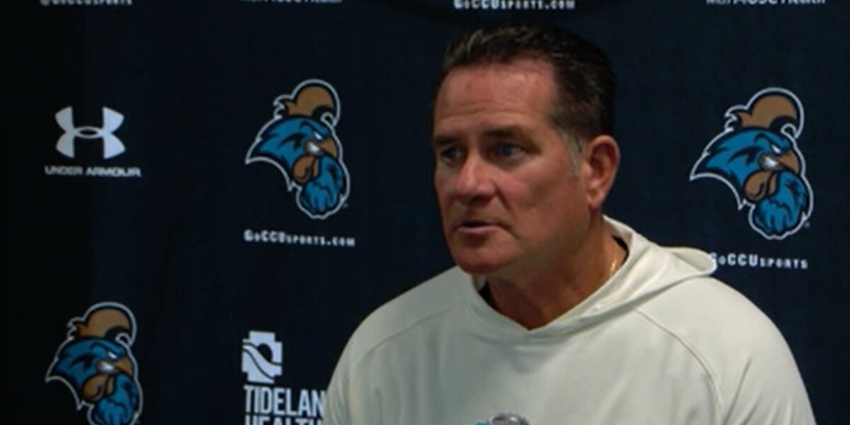 CCU head coach names starting QB for bowl game, talks state of college ...