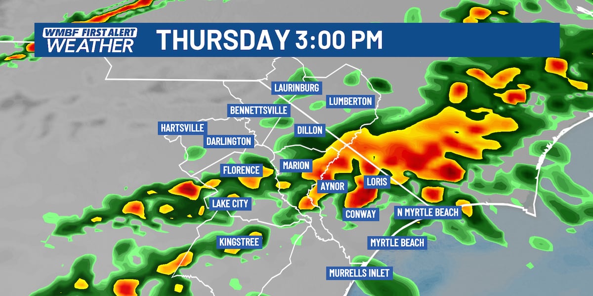 FIRST ALERT: Showers and storms through the day