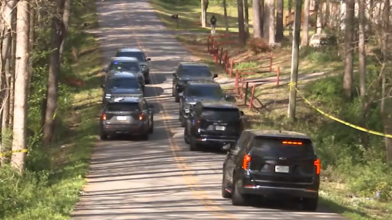 South Carolina authorities gave a brief interview at the scene where the remains were found.