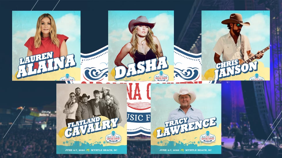 5 new artists added to the Carolina Country Music Fest 2026 lineup