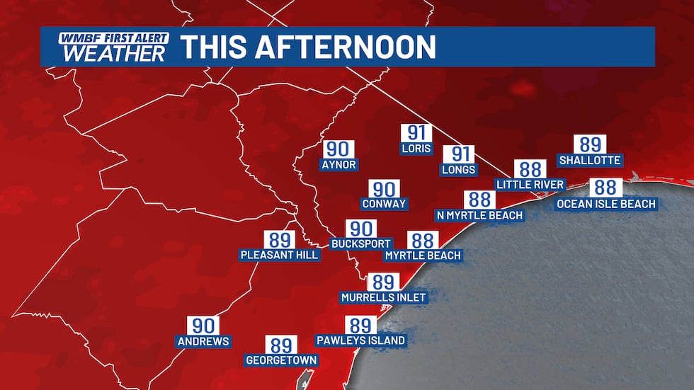 Clouds will linger near the beaches today, but don't sleep on the sunshine. Peeks of sunshine...