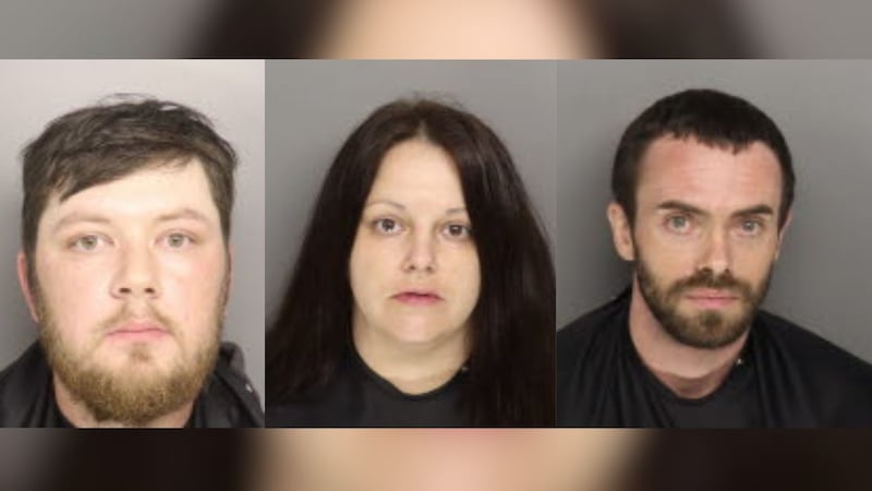 David Harrison Thrift, Amanda Raye Massengale and Dean Morris Wolvington (left to right)