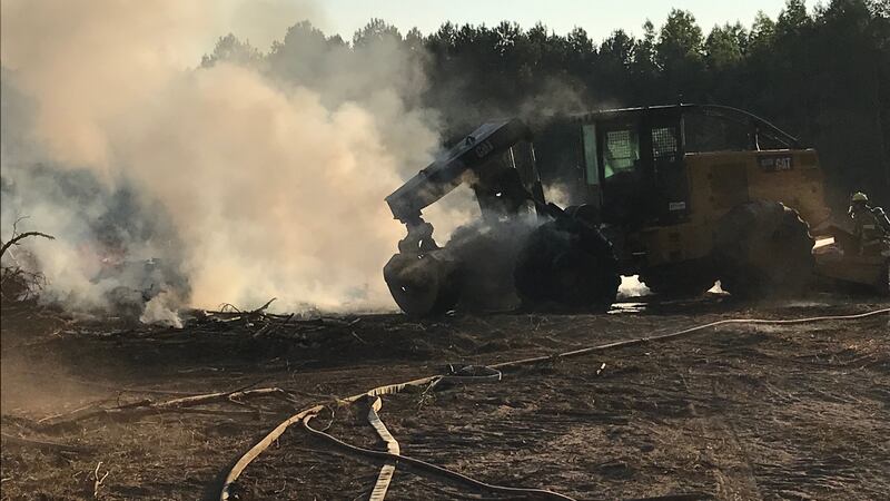 Logging Fire Rescue HCFR: Logging equipment catches fire in Loris area