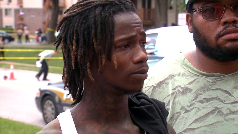 FILE -- Dorian Johnson in Aug. 2014 following the killing of Mike Brown.