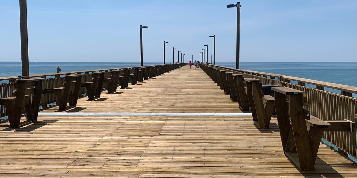 FINALLY OPEN: Iconic Springmaid Pier reopens after heavily damaged by ...