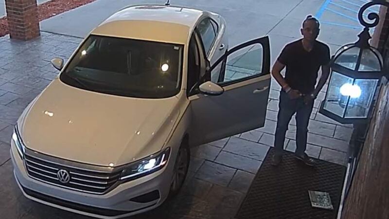 Surveillance footage released by the Orangeburg County Sheriff's Office shows a man deputies...