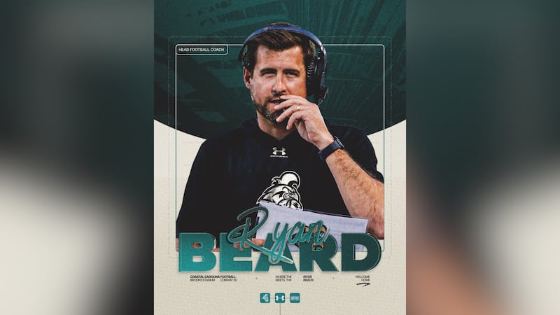 CCU head football coach Ryan Beard