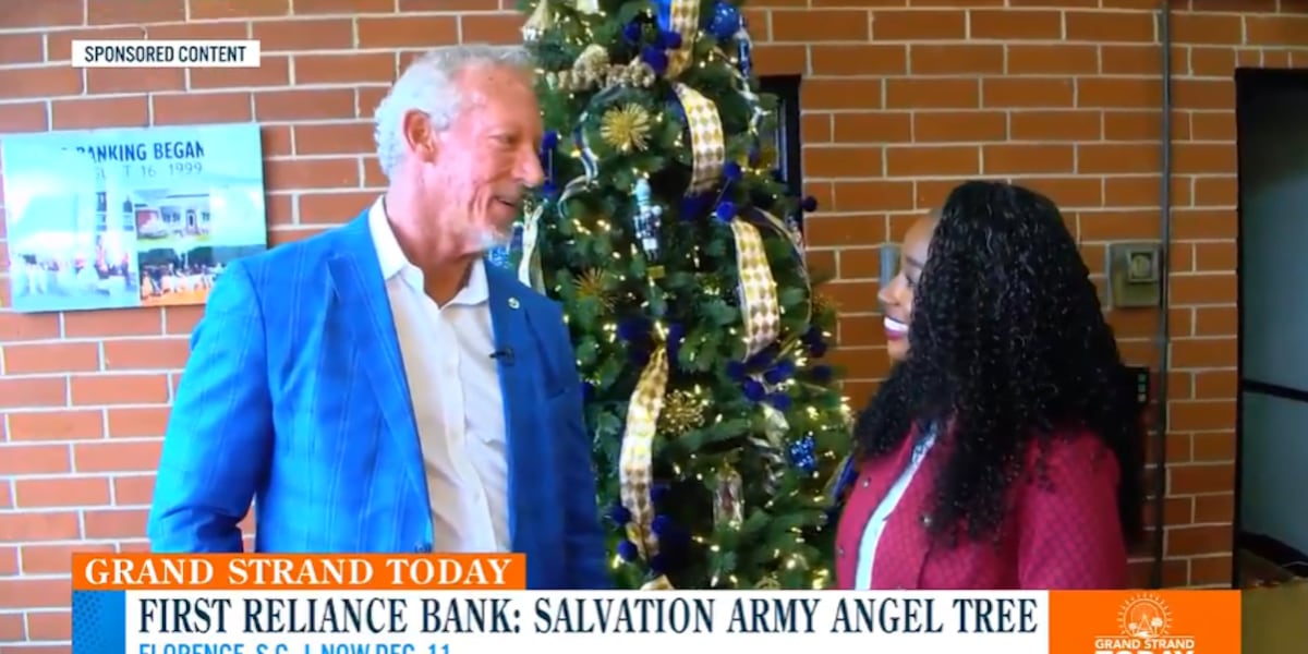First Reliance Bank joins Salvation Army Angel Tree initiative