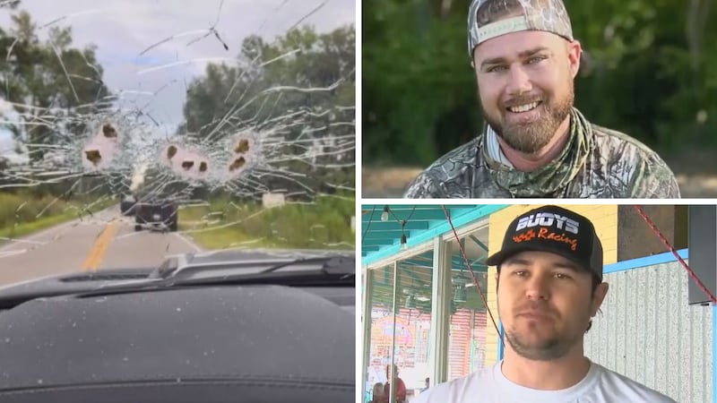 The family of Scott Spivey (top right) is calling for a new investigation into a road rage...