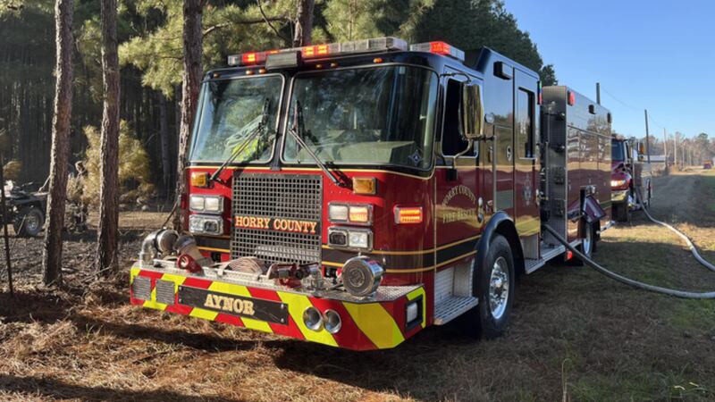 Horry County crews working outside fire
