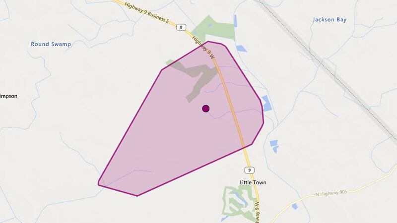 Horry Electric is reporting that over 1,000 customers are without power in the Longs area...