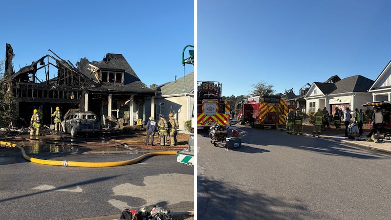 PHOTOS: Fire destroys Horry County home