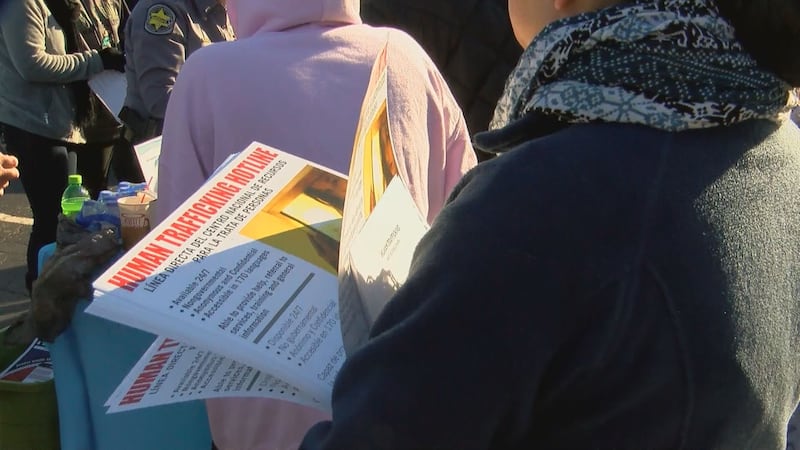 50 volunteers in both Horry and Georgetown Counties worked to spread awareness on human...
