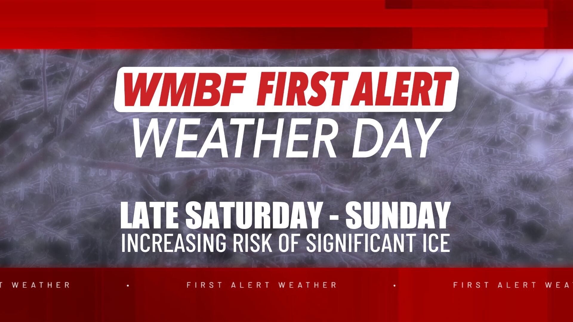 FIRST ALERT WEATHER DAYS : Significant ice storm this weekend