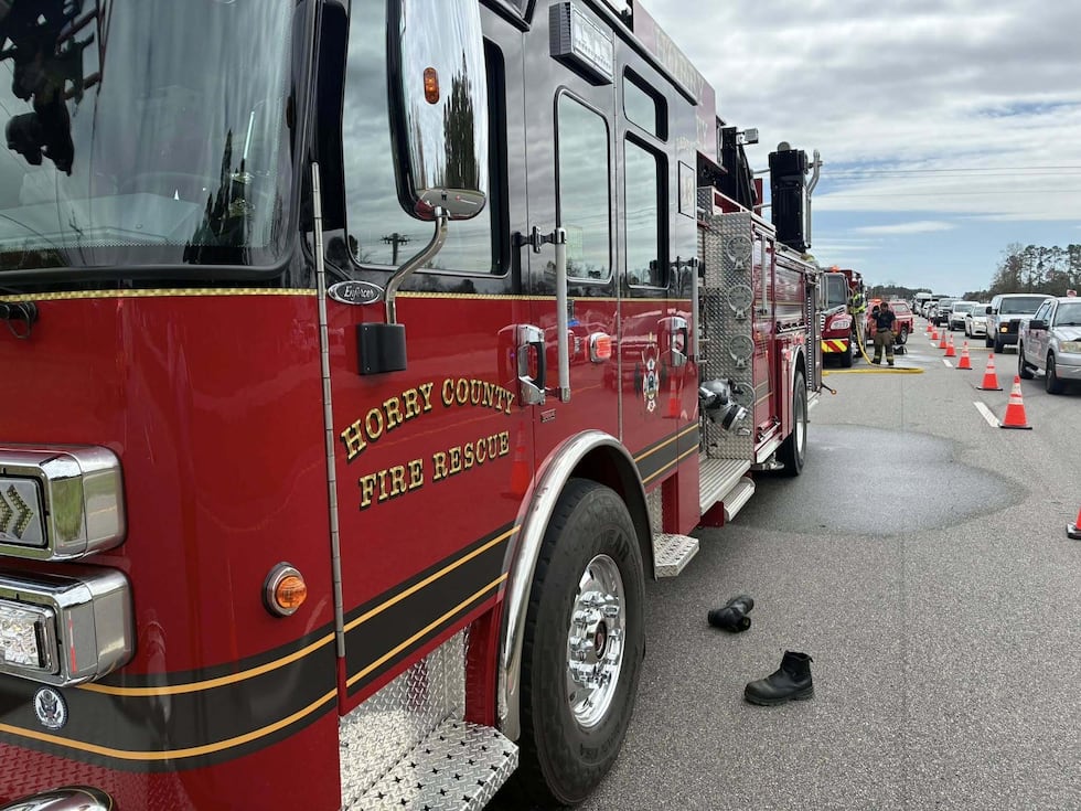 Traffic blocked, significant damage reported in Horry County house fire