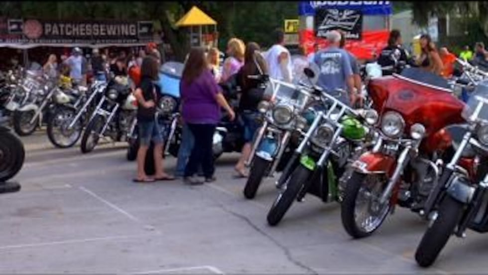 Fall Motorcycle Rally Bikers stay south for the fall bike rally