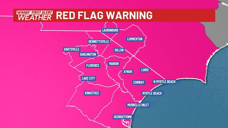 FIRST ALERT: NWS issues Red Flag Warning