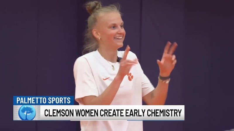 Palmetto Sports Reporter Caroline Soro catches up with Clemson Women's Basketball as they...