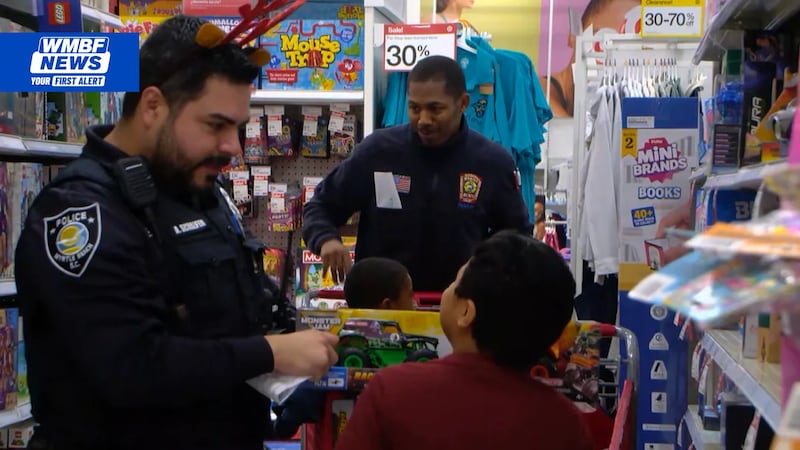 Local first responders gave back to local school children through this year’s Shop with a Hero...