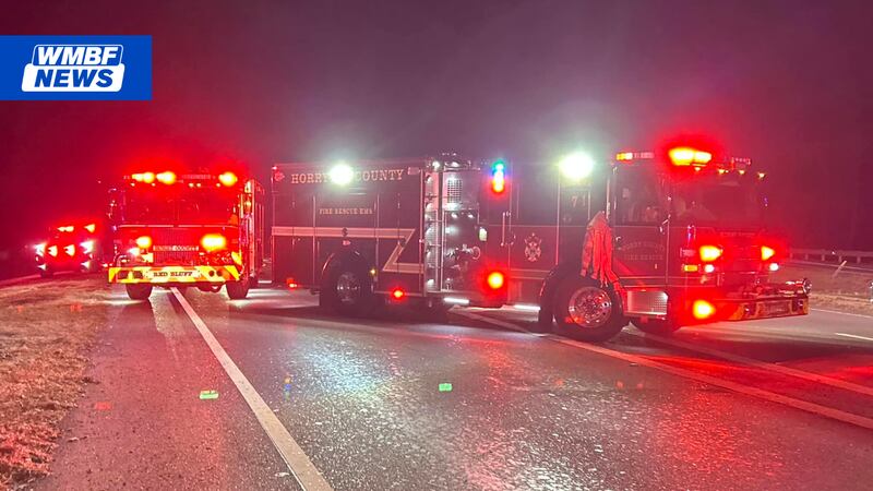 A crash in Horry County sent one person to the hospital Sunday night.