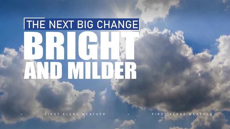 A cold and frosty morning will give way to milder weather this afternoon.