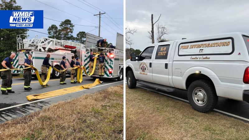 Life-threatening injuries were reported after a Sunday morning Conway-area fire.